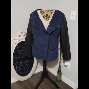 Alfani Woman Black & Blue Jacket